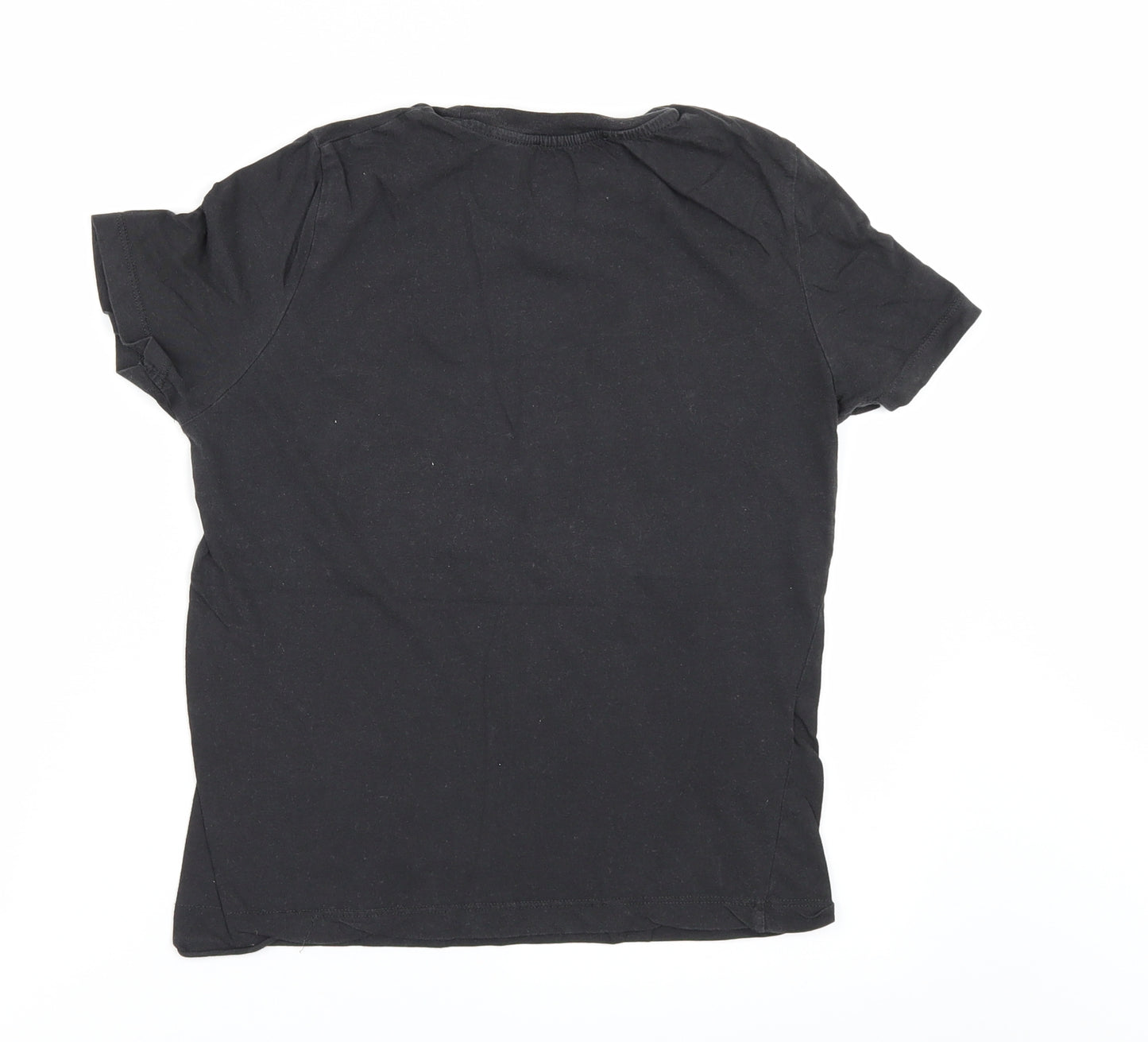 MNG Womens Black   Basic T-Shirt Size S