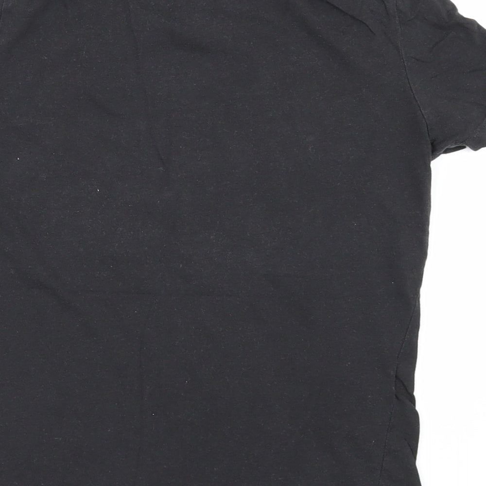 MNG Womens Black   Basic T-Shirt Size S