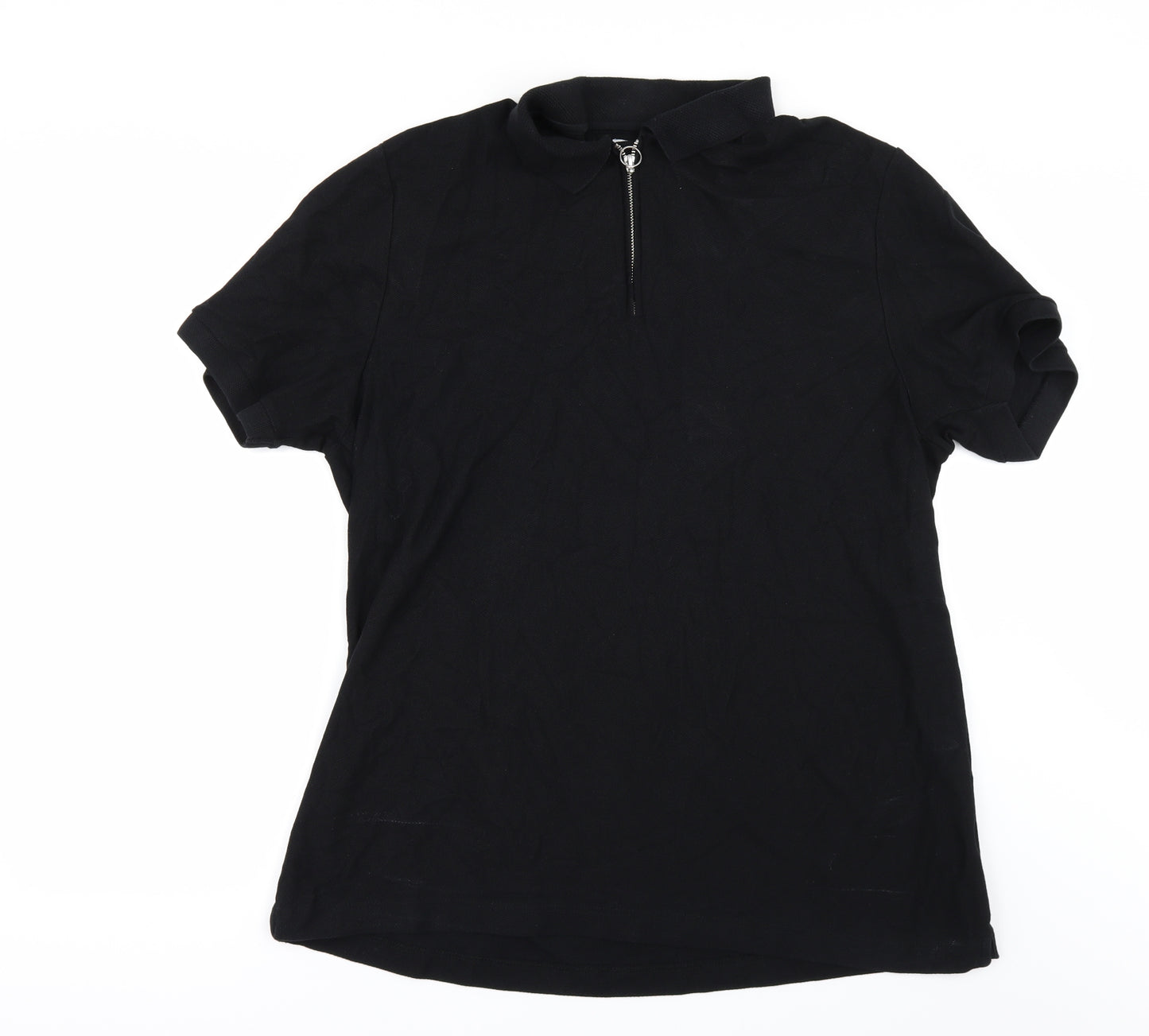 Topman Mens Black    Polo Size 2XL