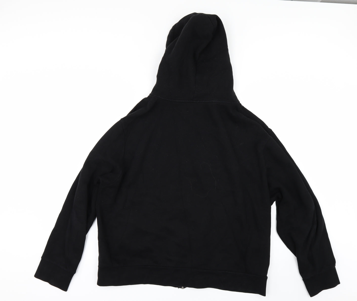 Topman Mens Black   Full Zip Hoodie Size 2XL
