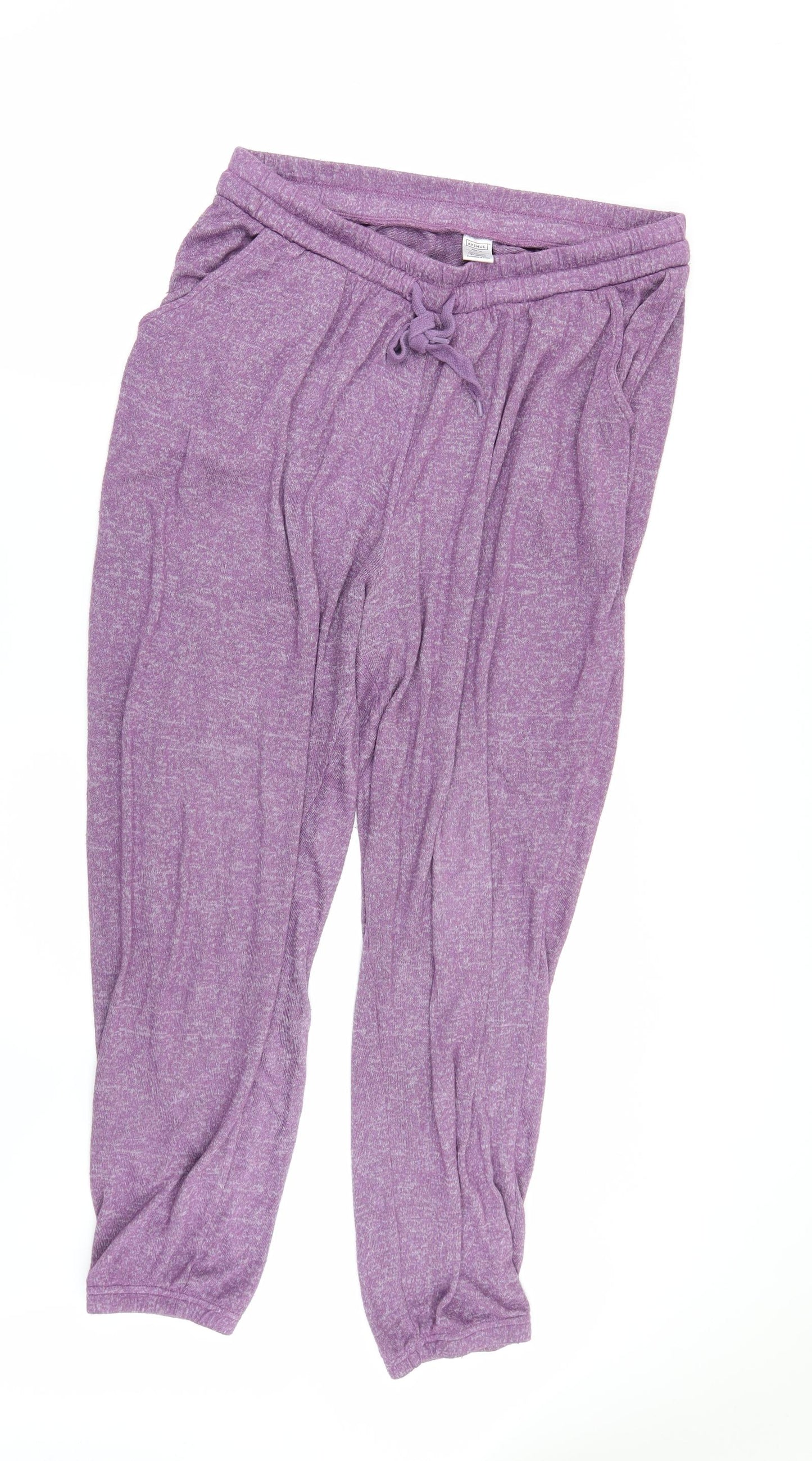 Avenue Womens Purple   Top Pyjama Set Size 16  - Pyjama Set