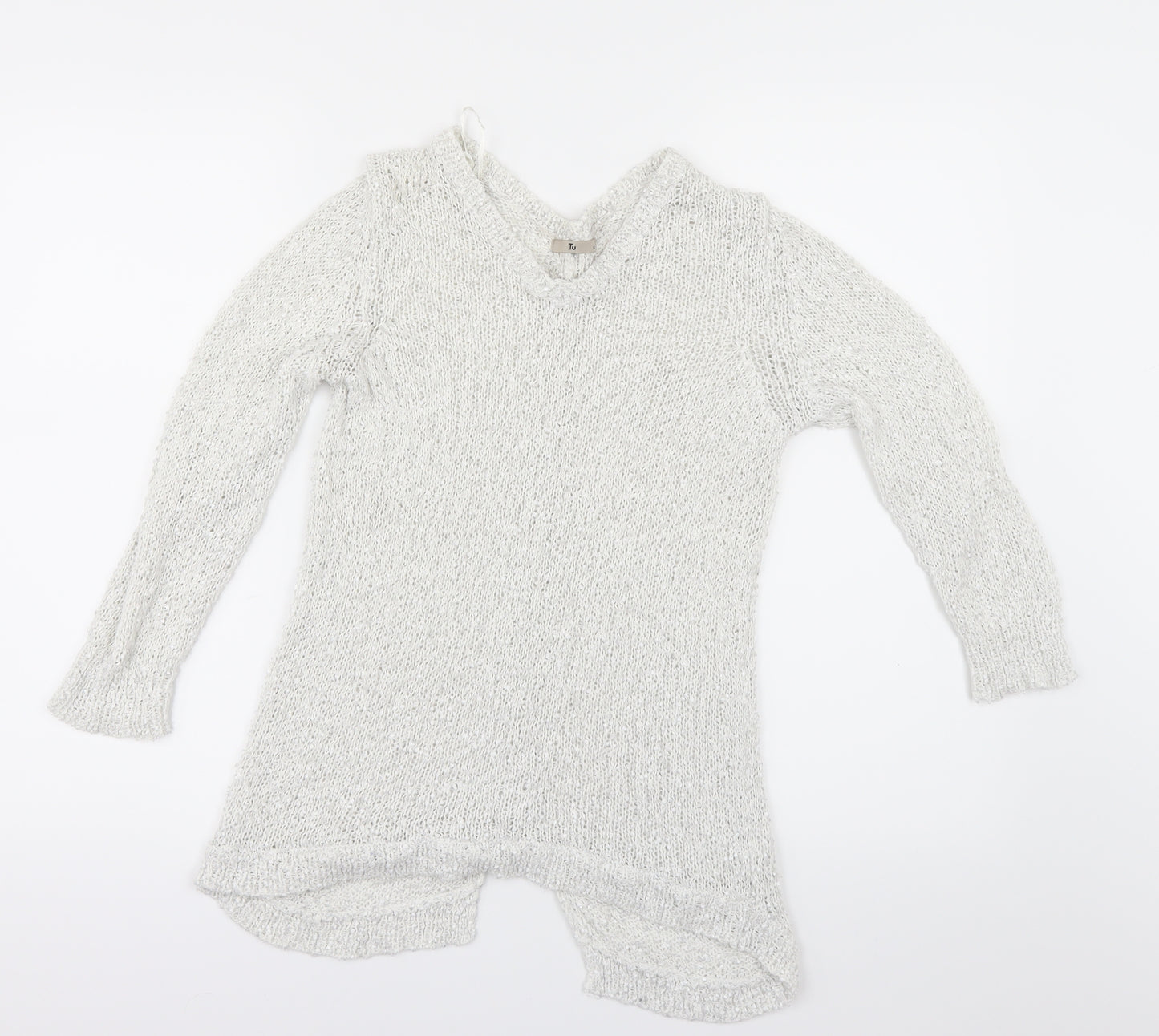 TU Womens White   Pullover Jumper Size 12