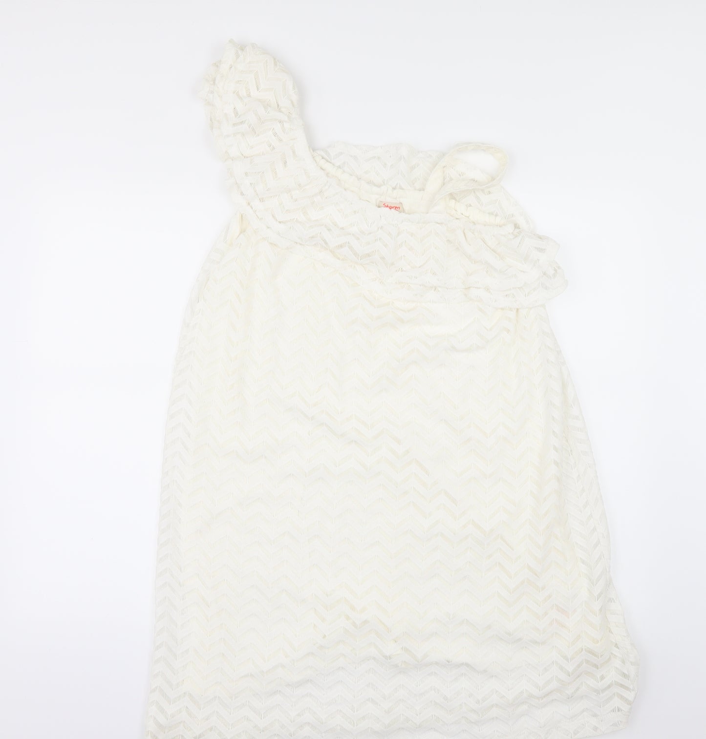 Monsoon Girls Ivory   A-Line  Size 13-14 Years  - LACE