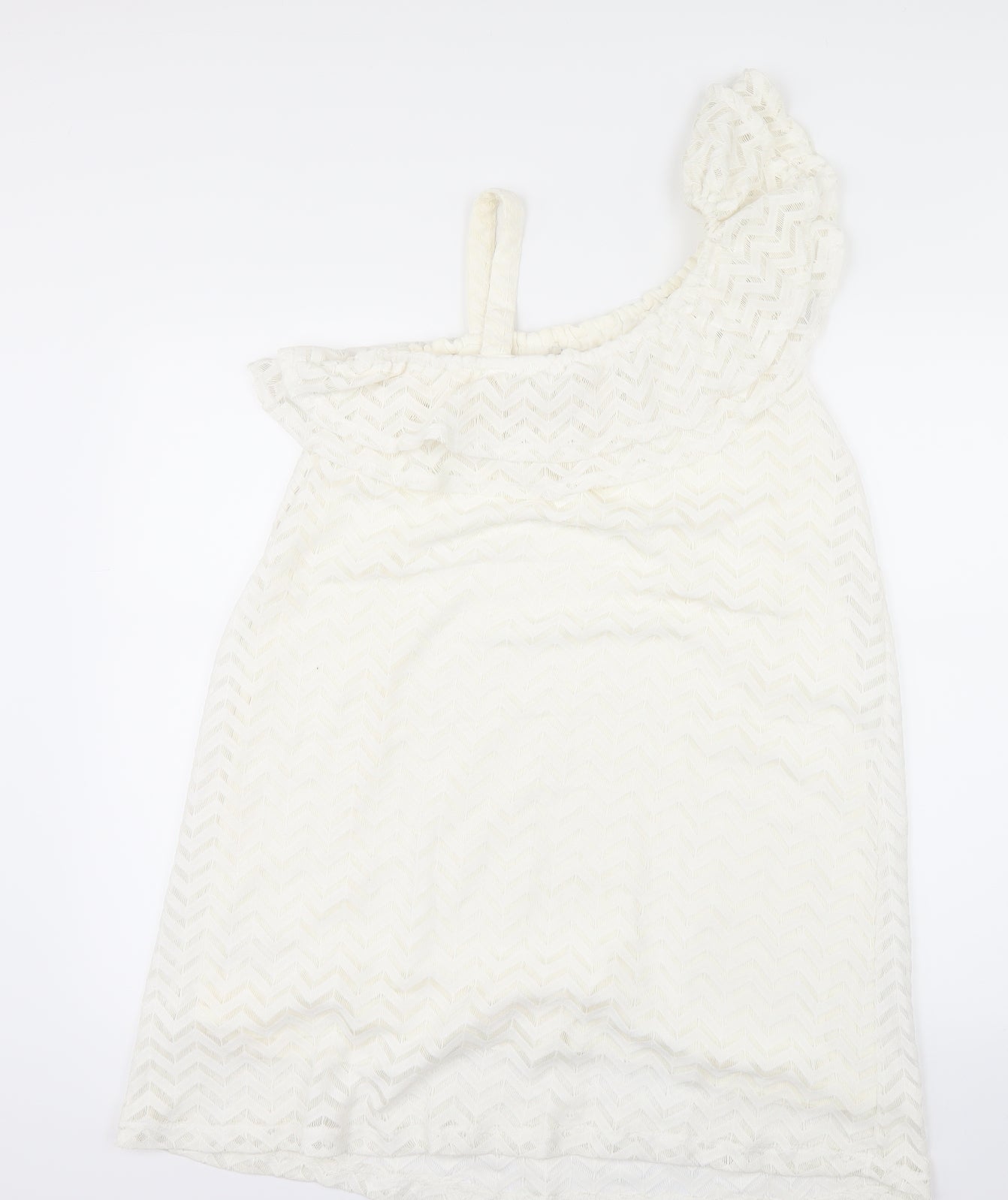 Monsoon Girls Ivory   A-Line  Size 13-14 Years  - LACE