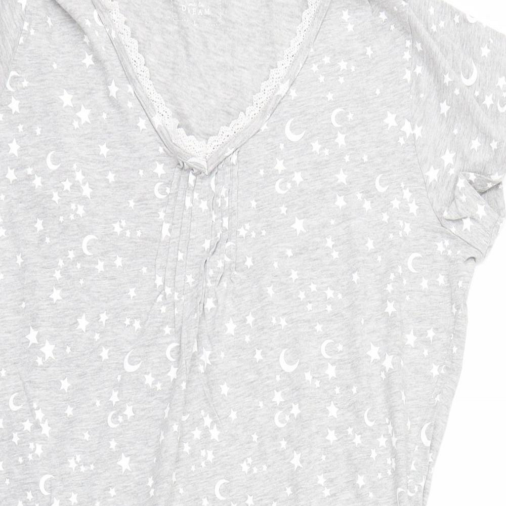 Matalan Womens Grey Geometric  Top Dress Size L