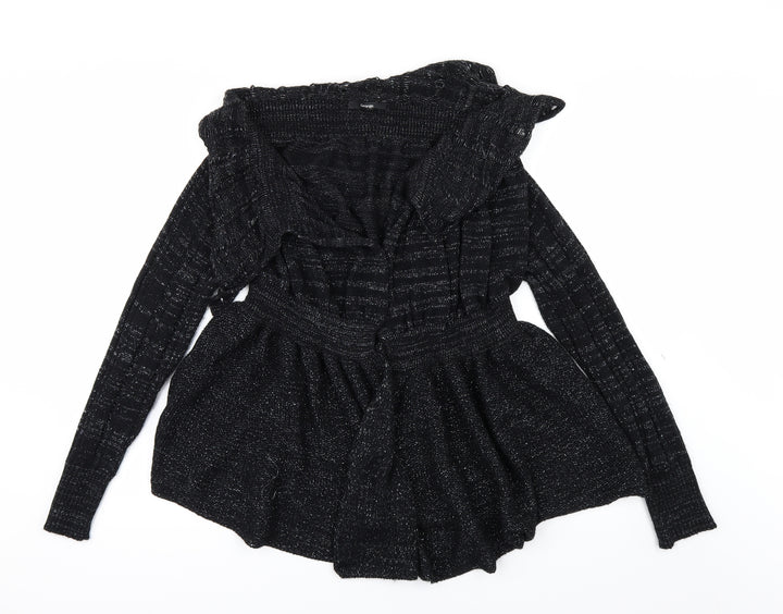 George Womens Black Cardigan Jumper Size 8