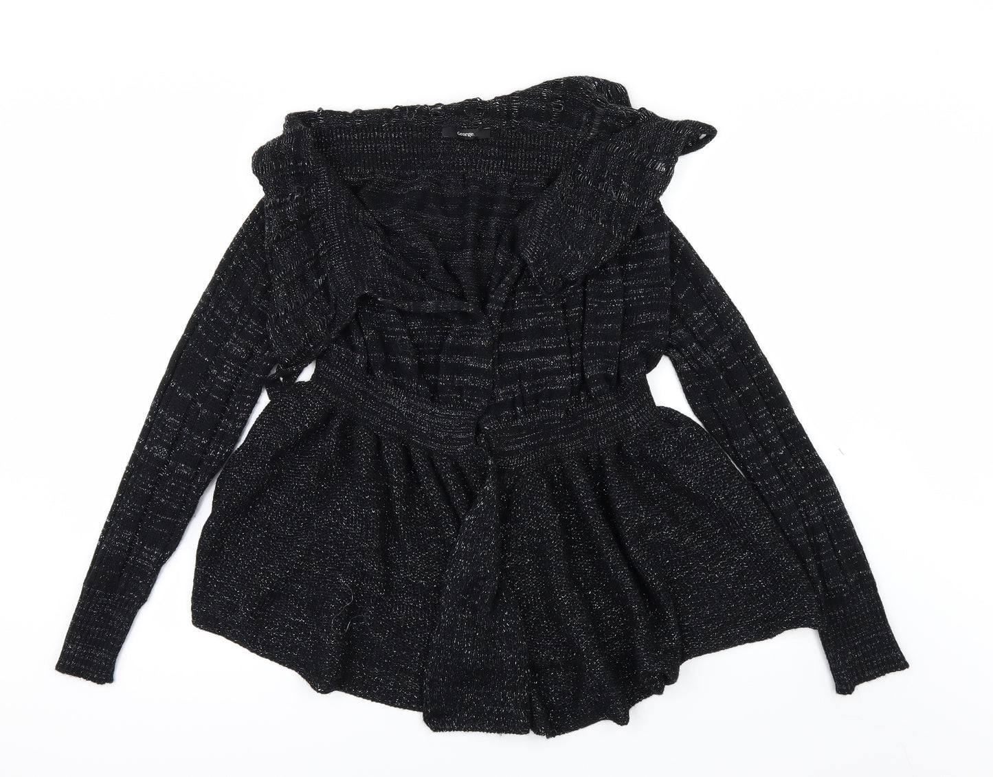George Womens Black   Cardigan Jumper Size 8