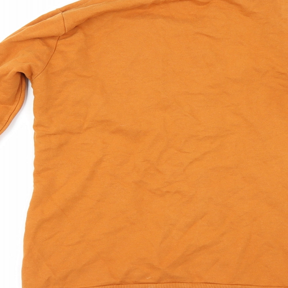 Fabulously Chic Girls Orange   Pullover Sweatshirt Size 10-11 Years