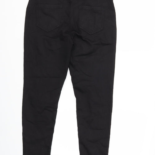 George Womens Black  Denim Skinny Jeans Size 10 L28 in
