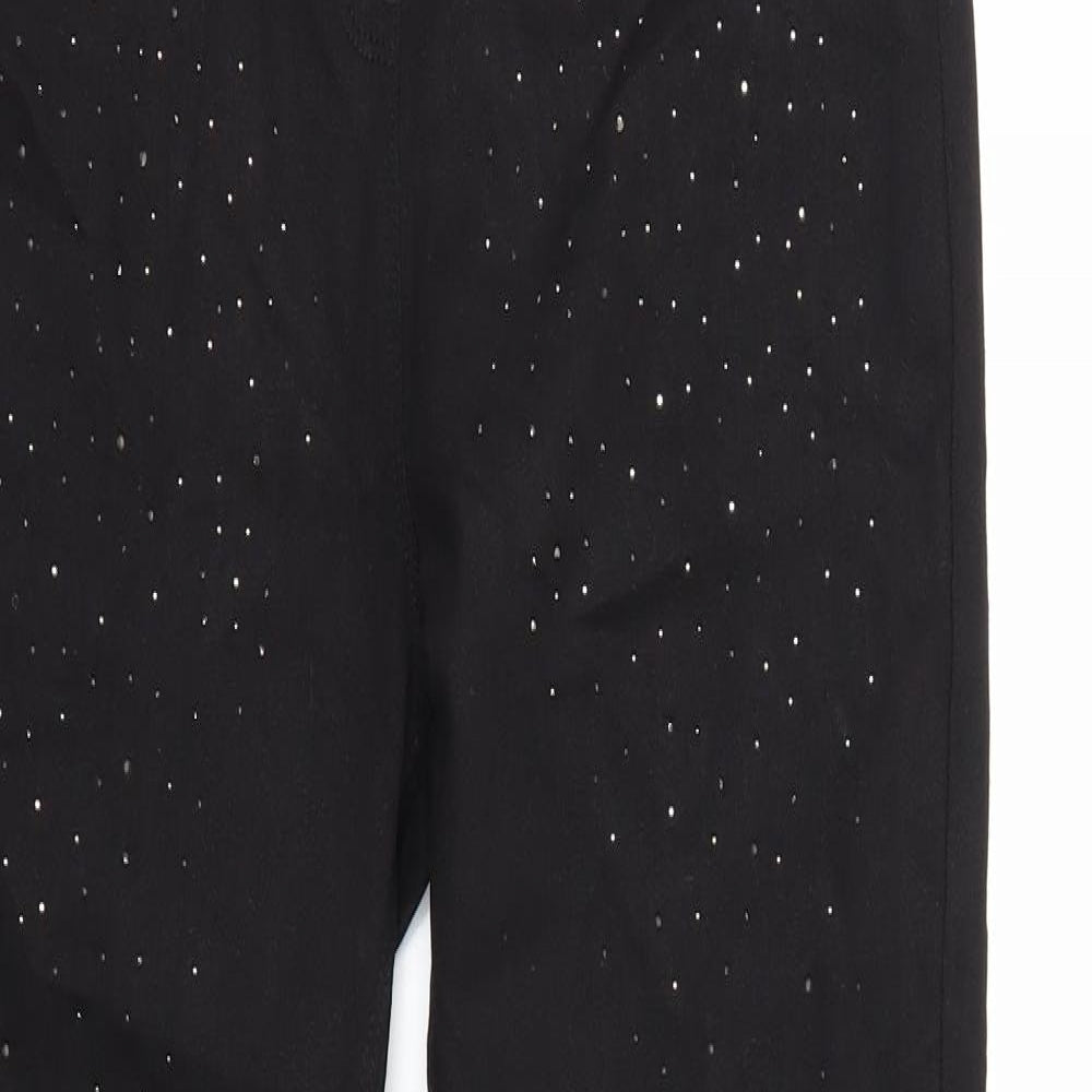 George Womens Black  Denim Skinny Jeans Size 10 L28 in