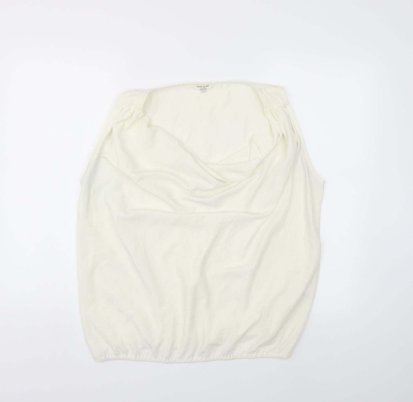 River Island Womens Ivory   Basic Blouse Size 16
