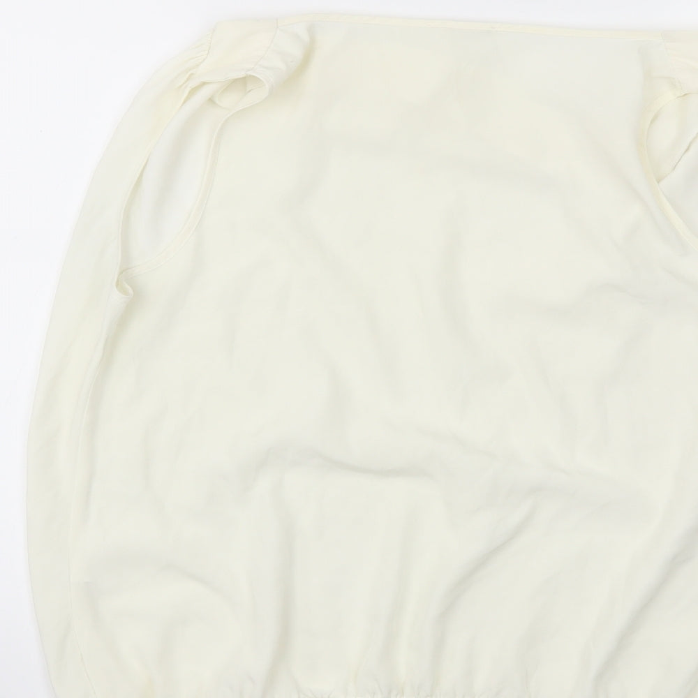 River Island Womens Ivory   Basic Blouse Size 16