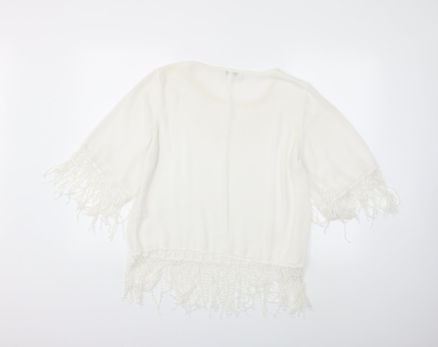 Glamorous Womens White   Basic Blouse Size 12