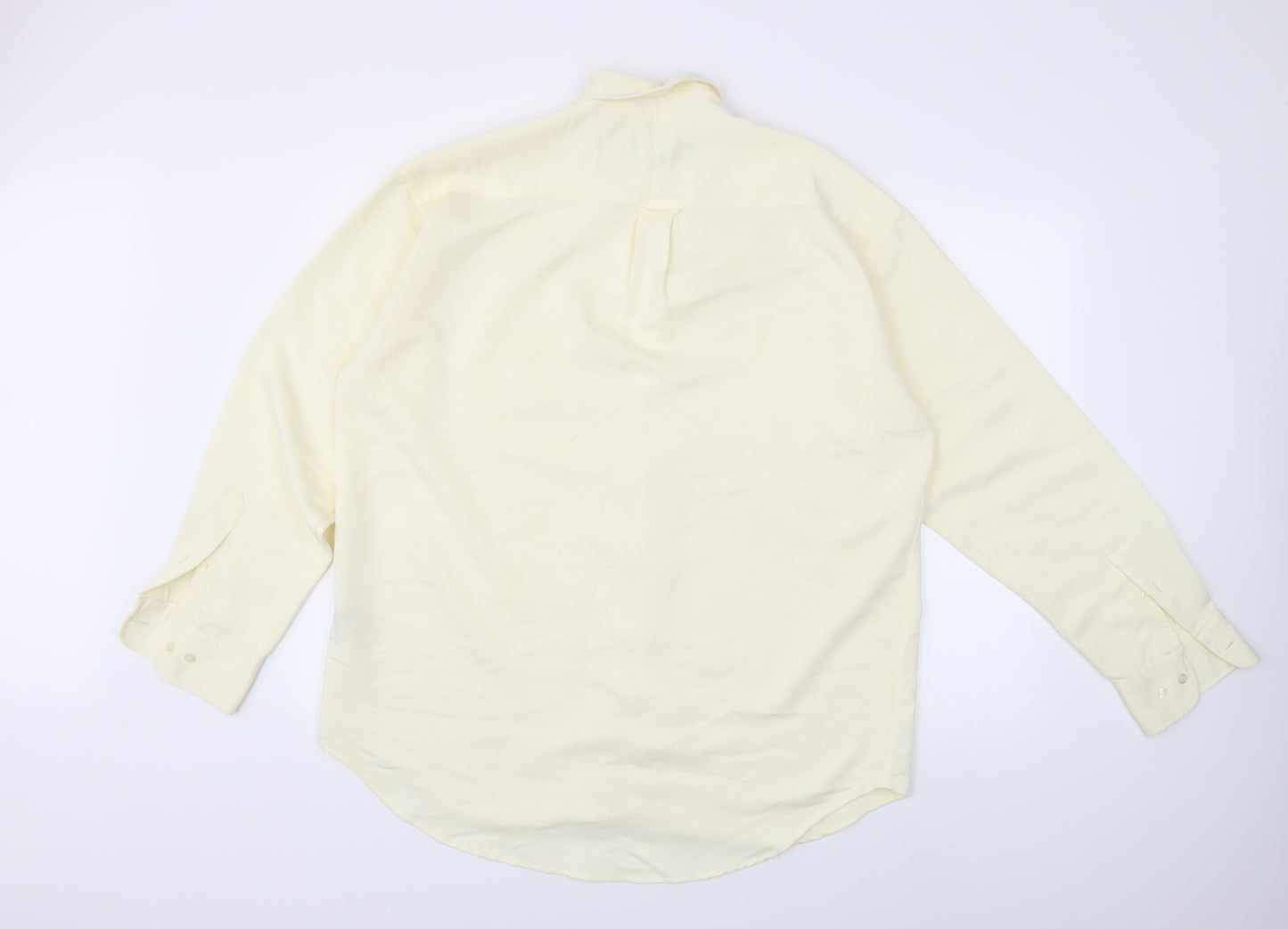 French Connection Mens Ivory    Button-Up Size XL