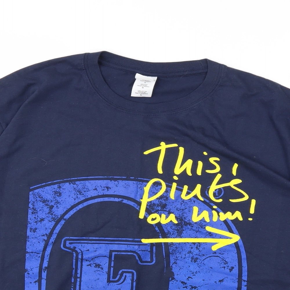 Foster's Mens Blue    T-Shirt Size L