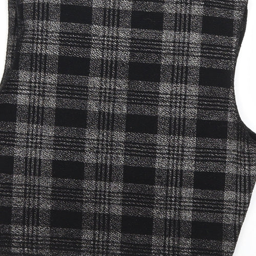 Firetrap Womens Black Check  Basic Tank Size S