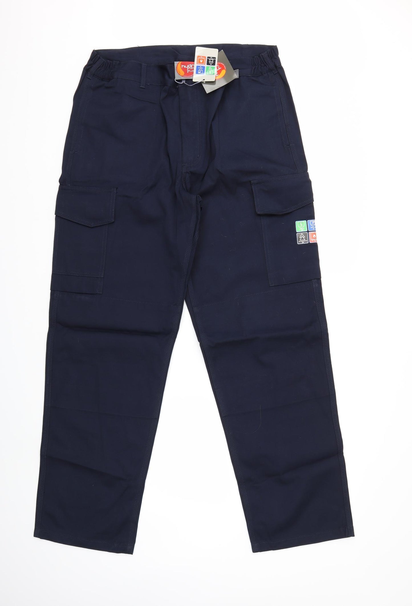 Hydra Mens Blue   Cargo Trousers Size 38 in L33 in