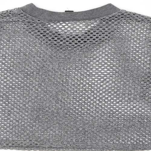 Topshop Womens Grey   Basic T-Shirt Size 10