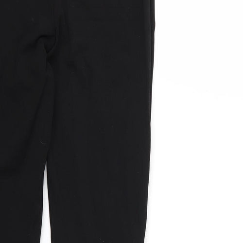 PRETTYLITTLETHING Womens Black   Trousers  Size 10 L27 in