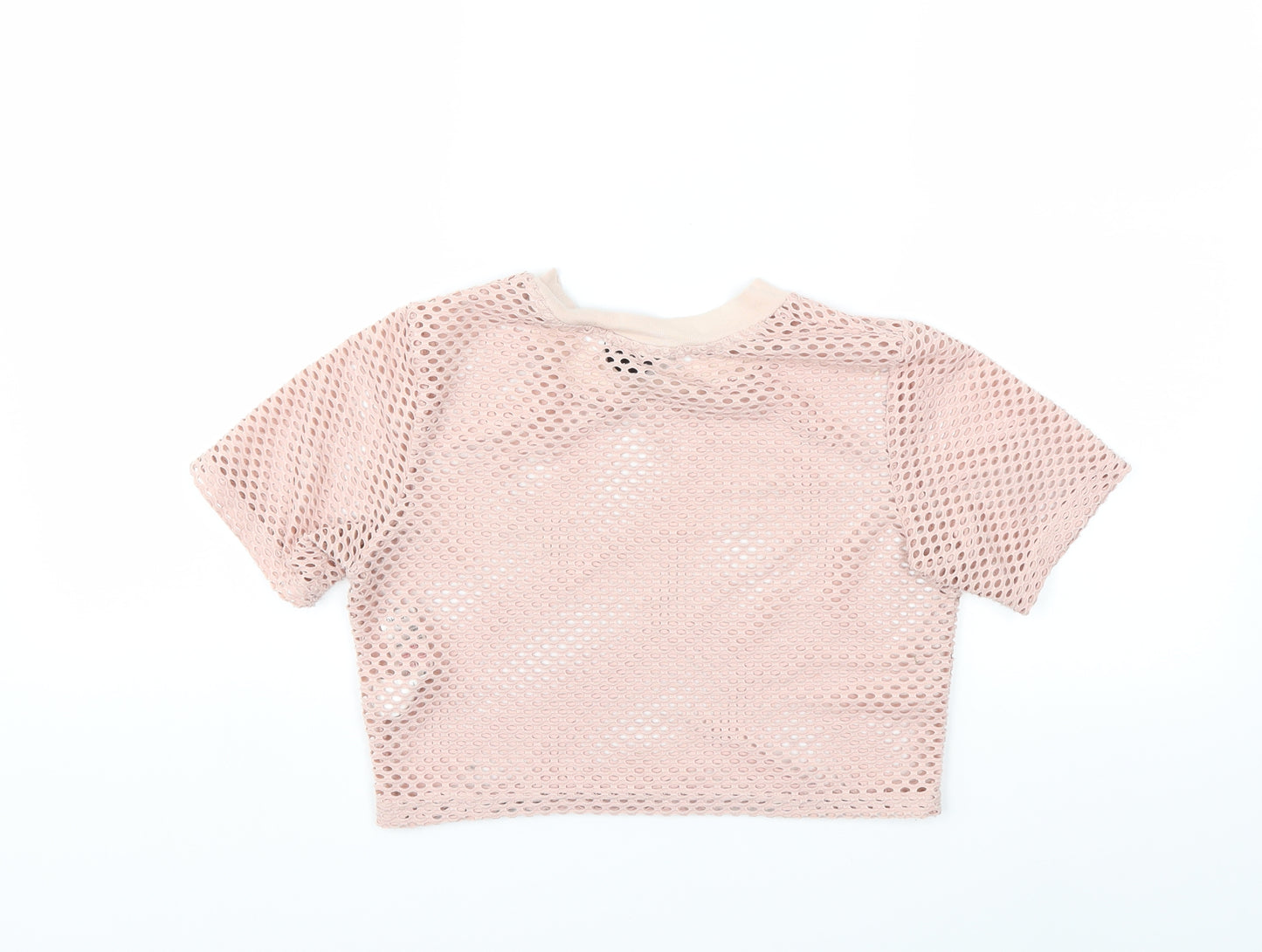 Topshop Womens Pink   Basic T-Shirt Size 8