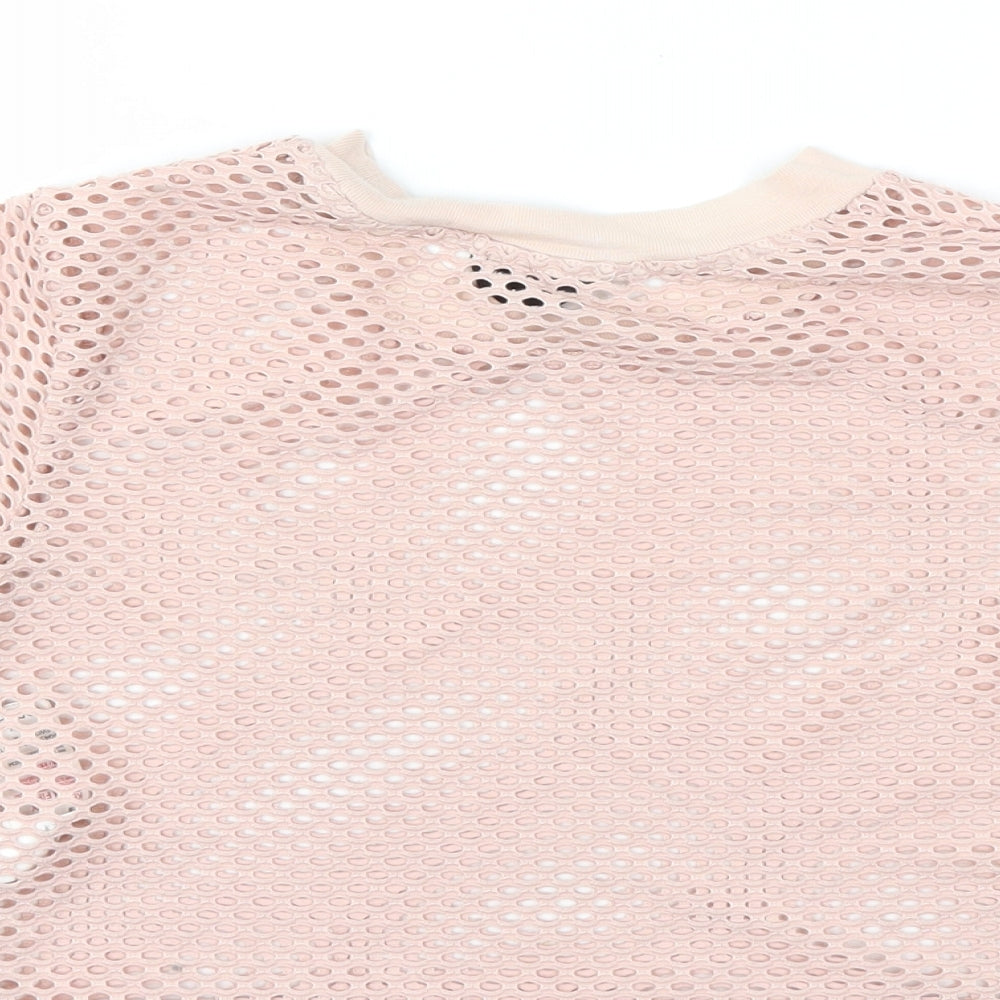 Topshop Womens Pink   Basic T-Shirt Size 8