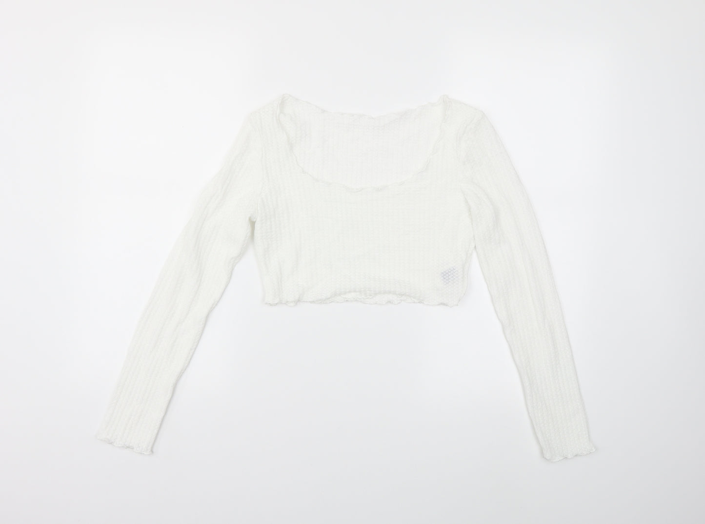 SheIn Womens White   Basic Blouse Size M