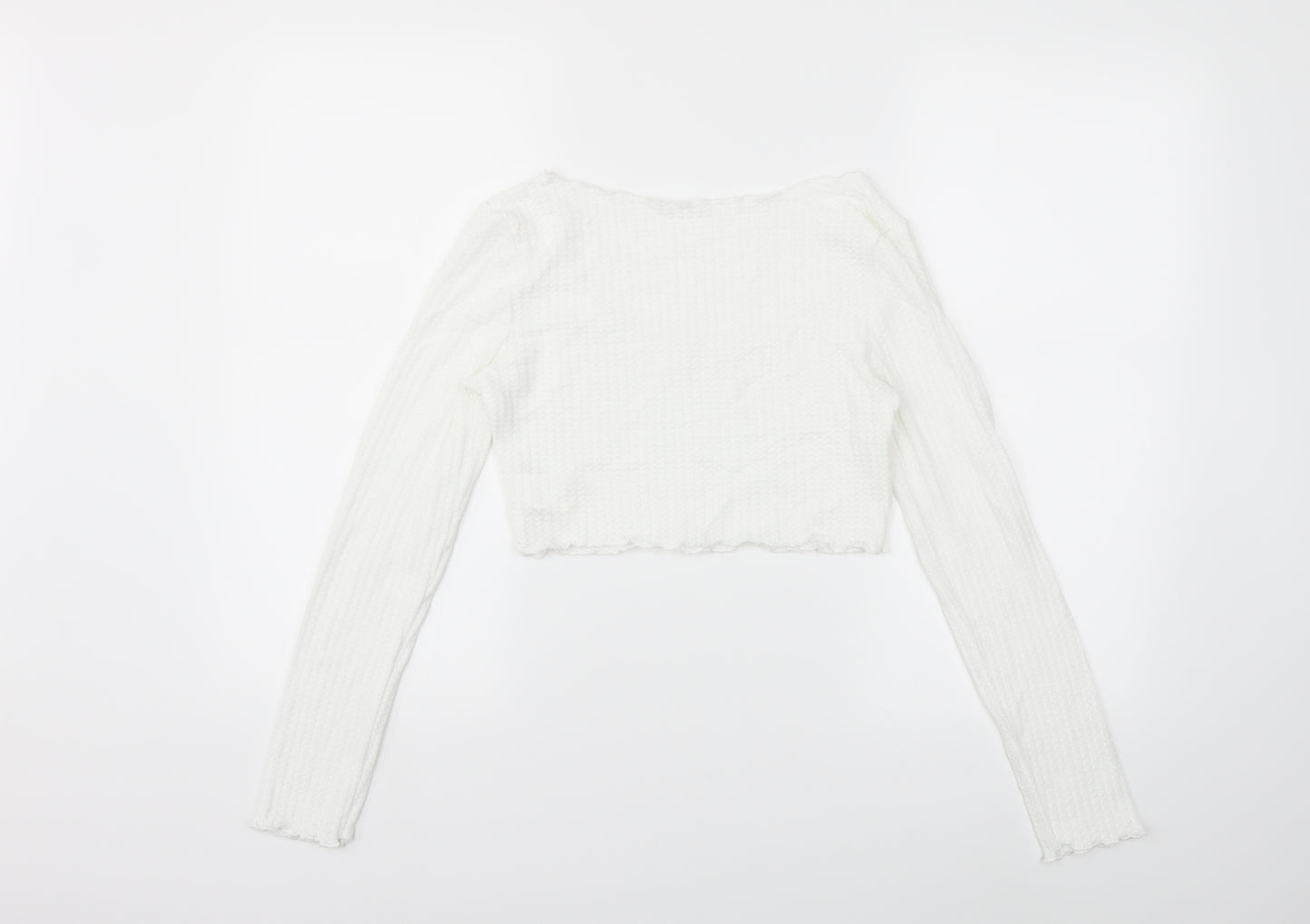 SheIn Womens White   Basic Blouse Size M