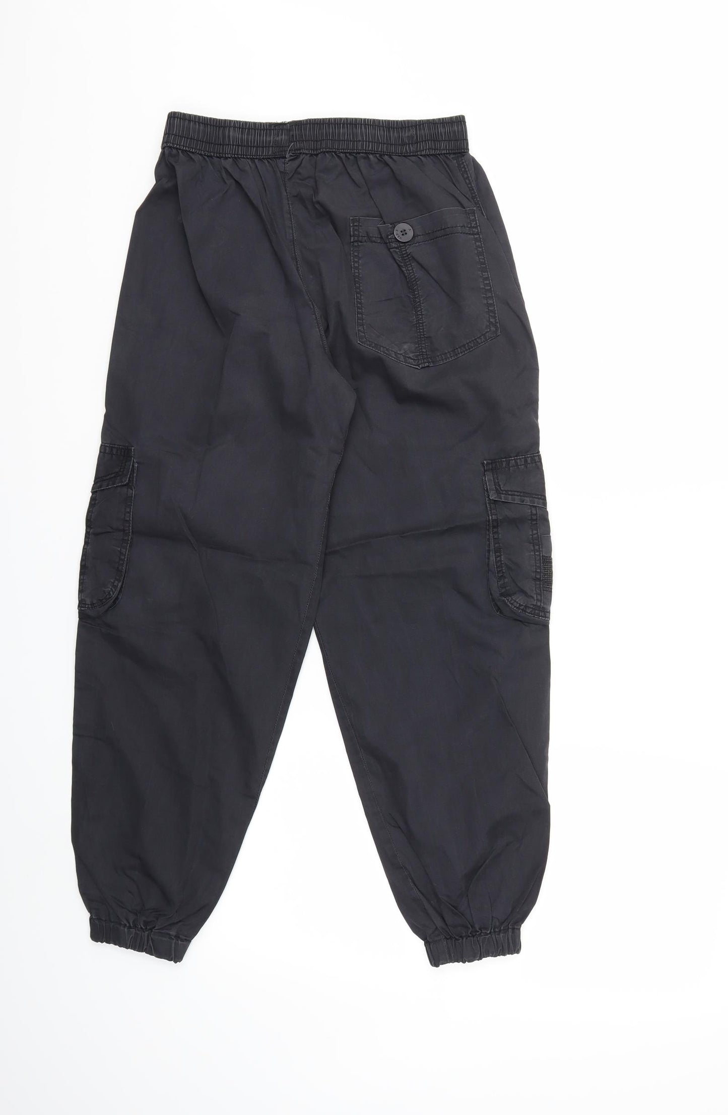 Preworn Womens Black   Cargo Trousers Size 28 in L26 in