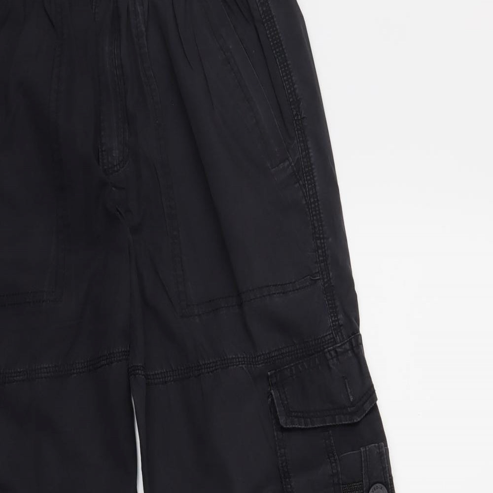 Preworn Womens Black   Cargo Trousers Size 28 in L26 in