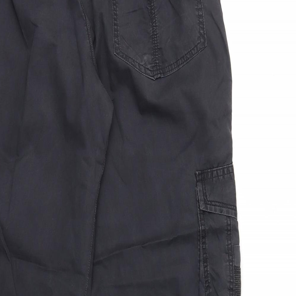 Preworn Womens Black   Cargo Trousers Size 28 in L26 in