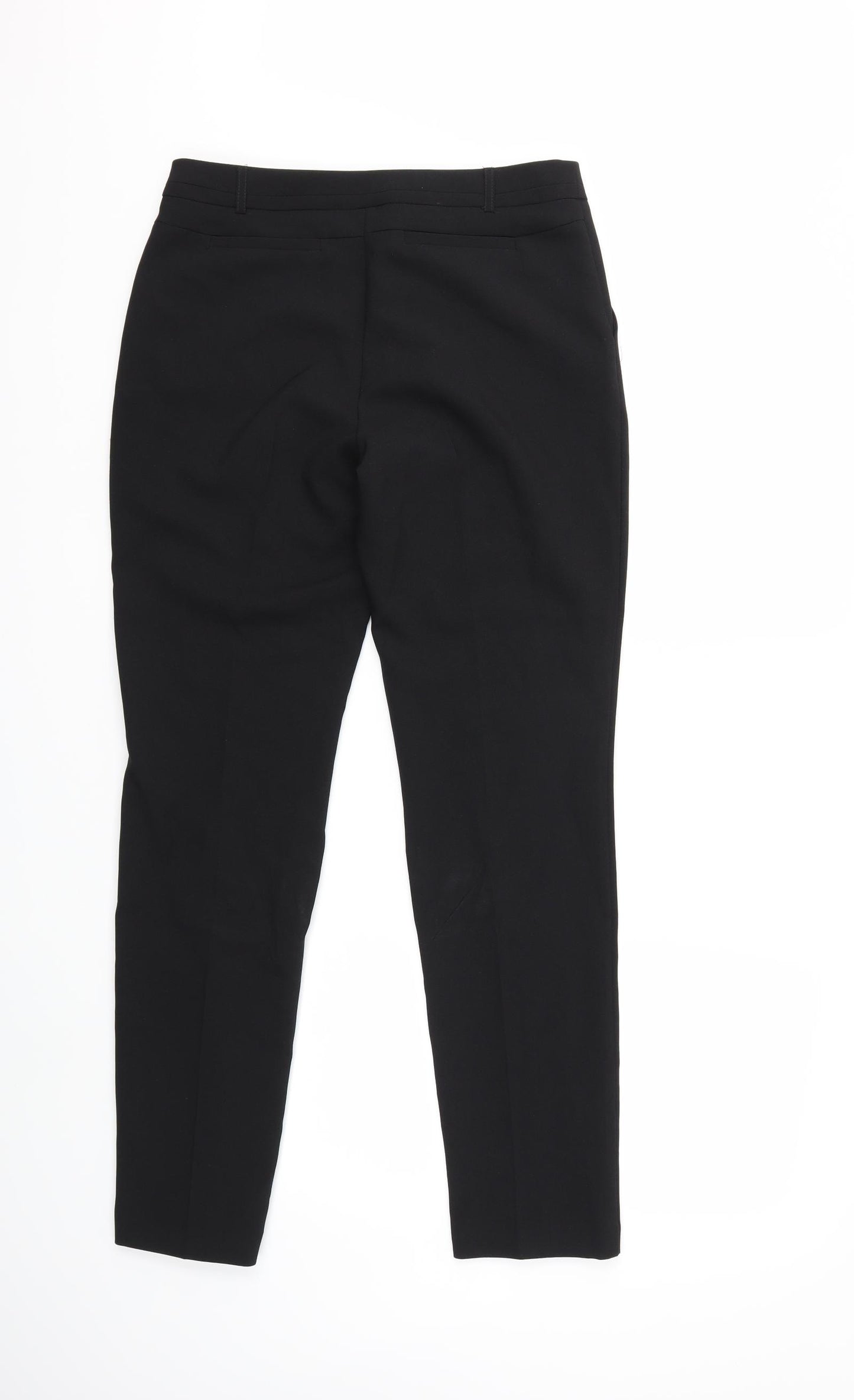 Peacocks Womens Black   Trousers  Size 10 L31 in