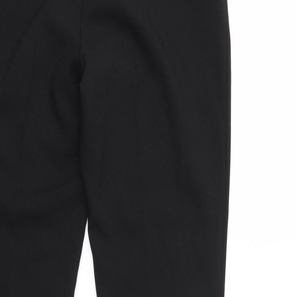 Peacocks Womens Black   Trousers  Size 10 L31 in