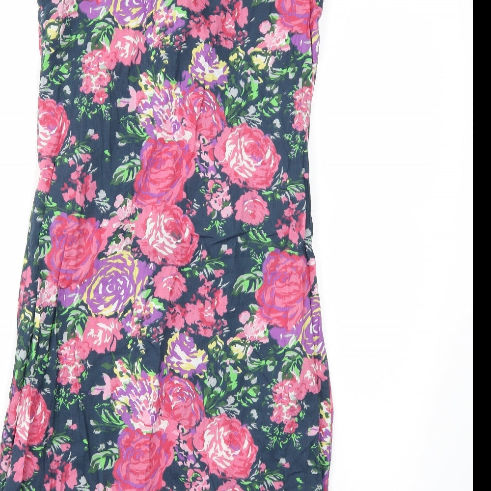 Papaya Womens Pink Floral  A-Line  Size 10