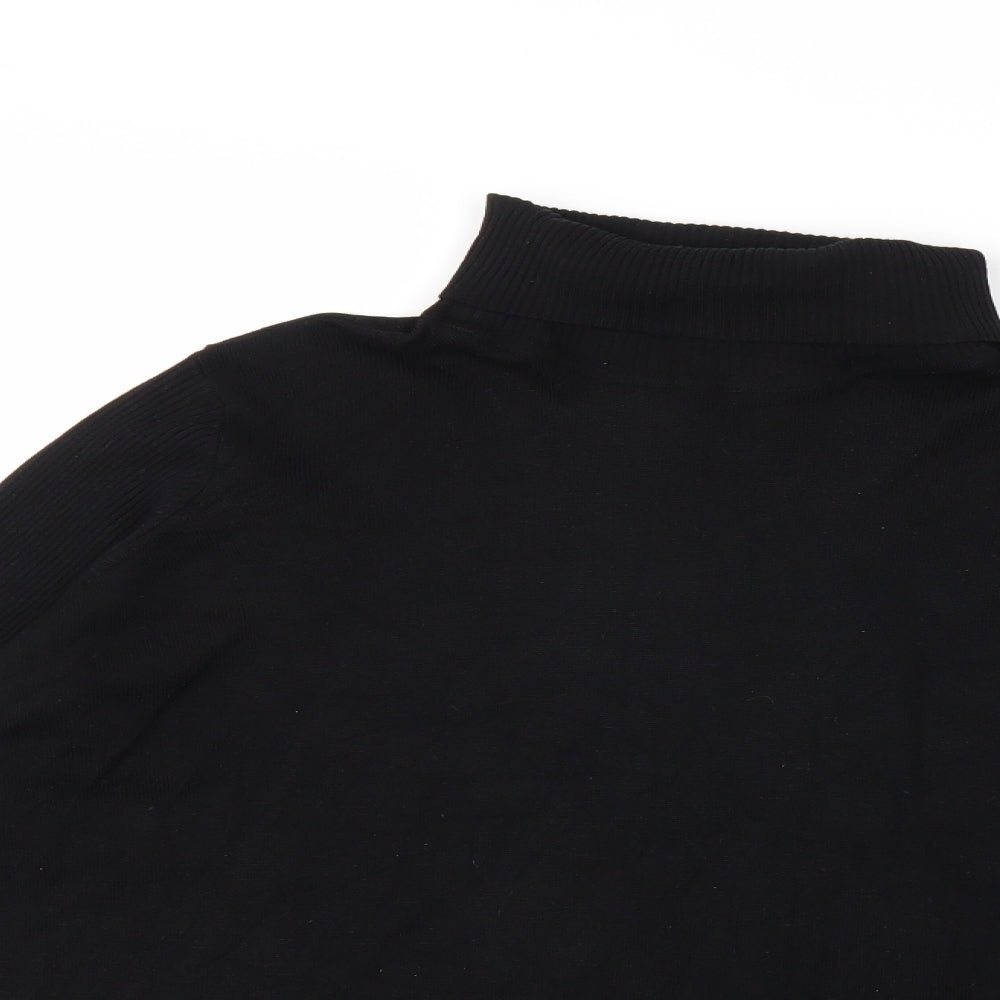 CAPSULE Womens Black  Knit Pullover Jumper Size 20