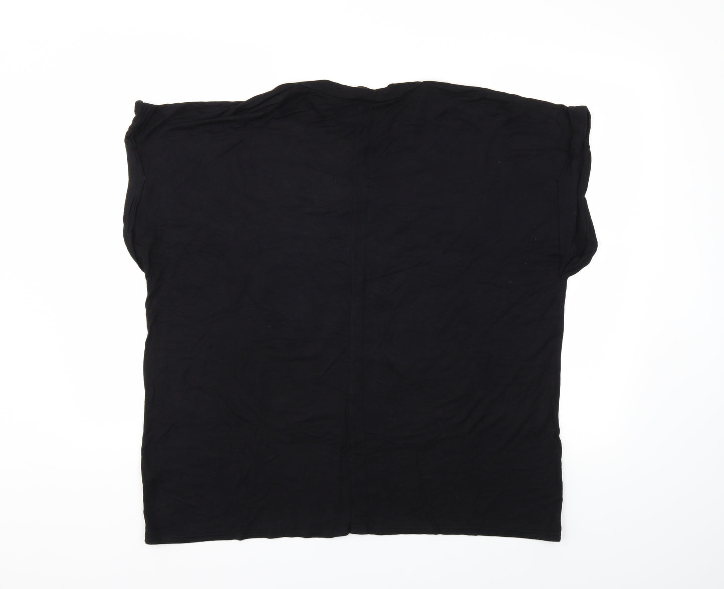 Preworn Womens Black   Basic T-Shirt Size 20