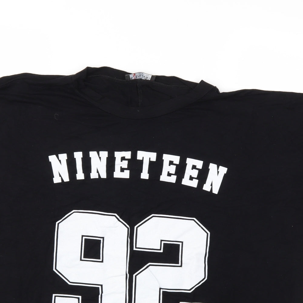 Preworn Womens Black   Basic T-Shirt Size 20