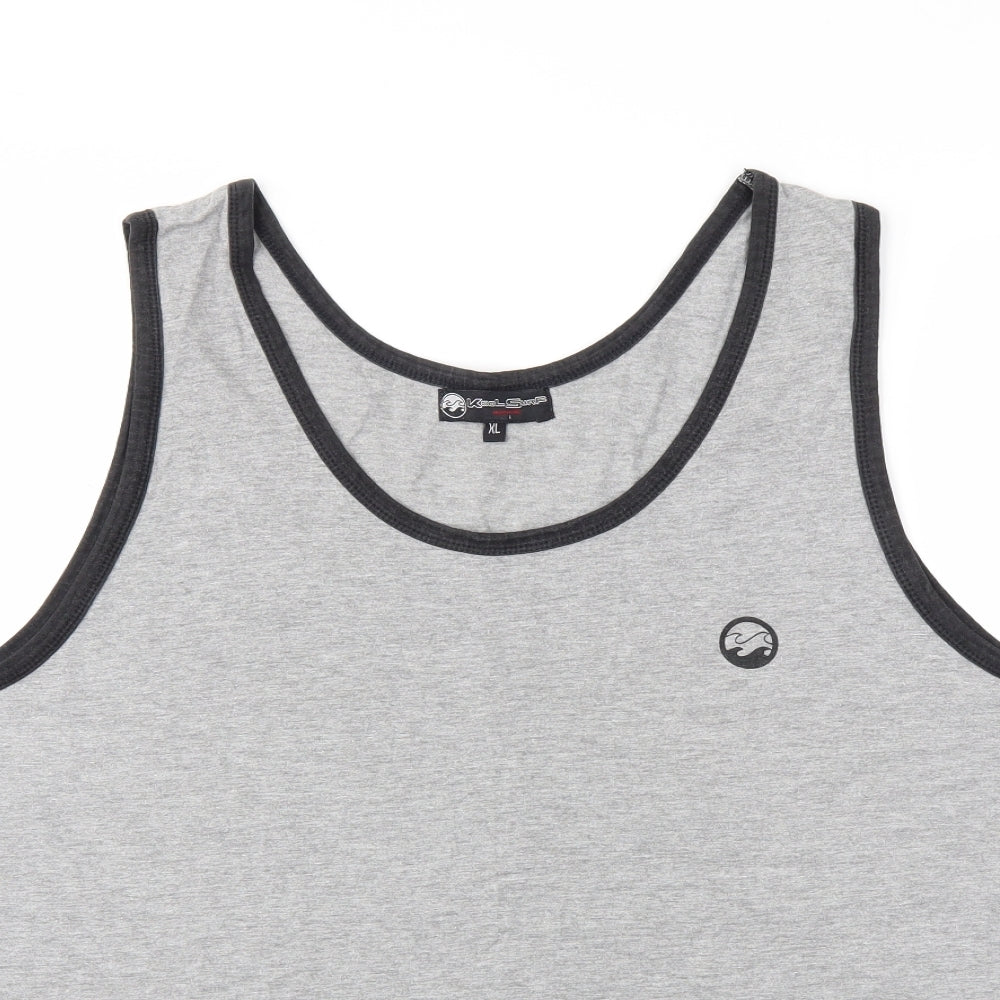 COOL SURF Mens Grey    T-Shirt Size XL