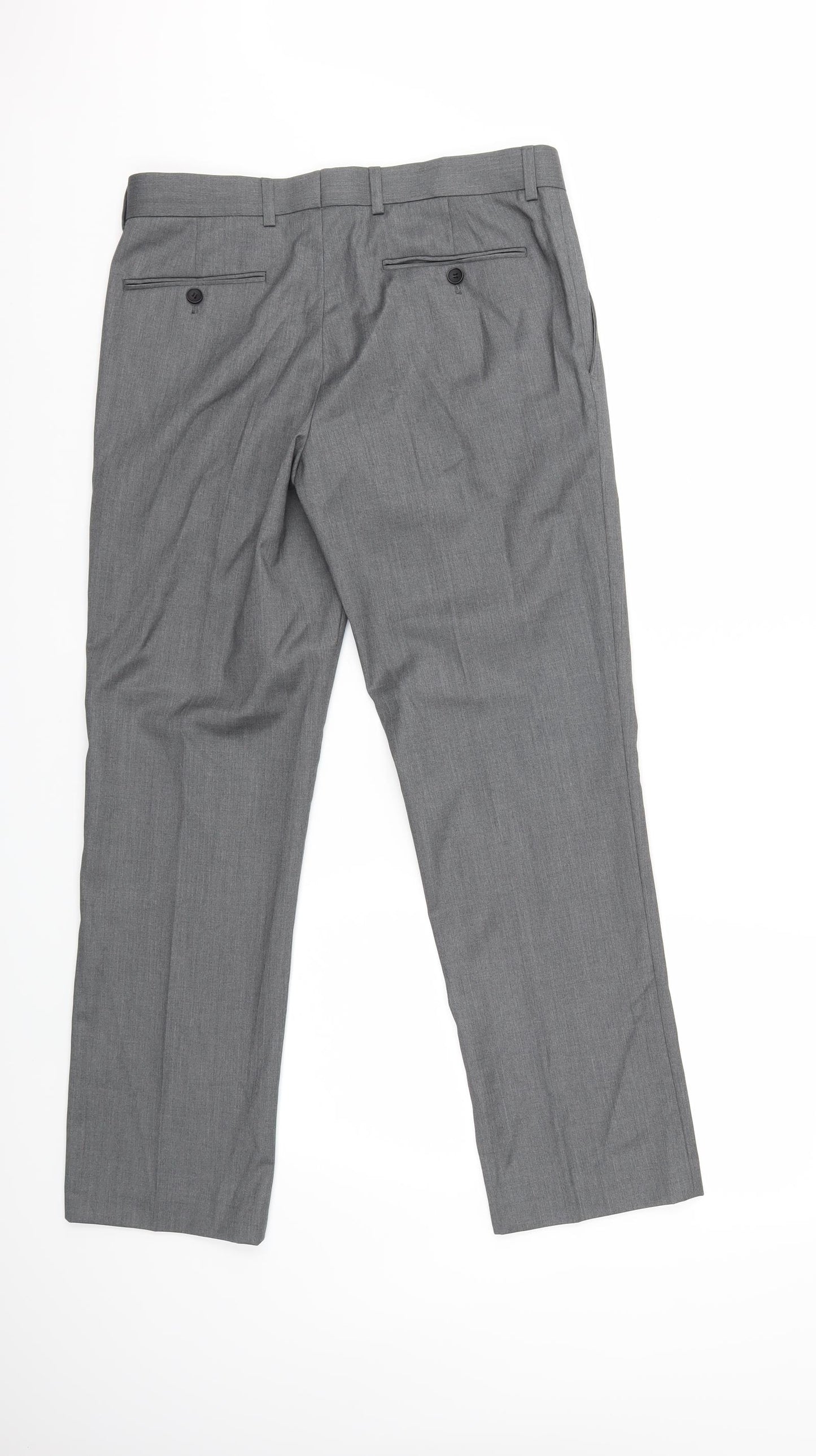 Topman Mens Grey   Trousers  Size 32 in L29 in