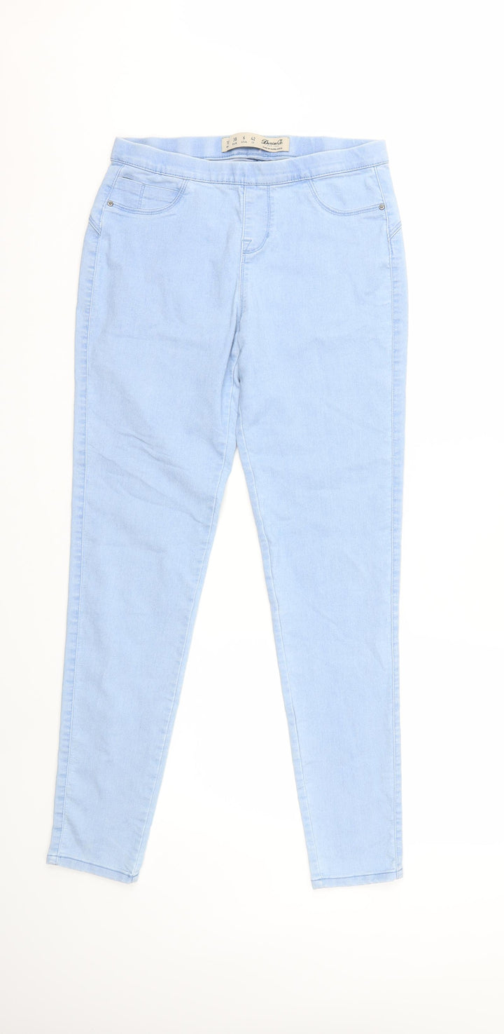 Denim & Co. Womens Blue Denim Skinny Jeans Size 10 L29 in
