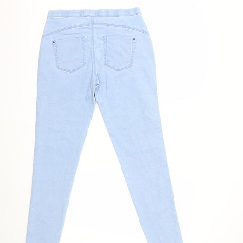 Denim & Co. Womens Blue  Denim Skinny Jeans Size 10 L29 in