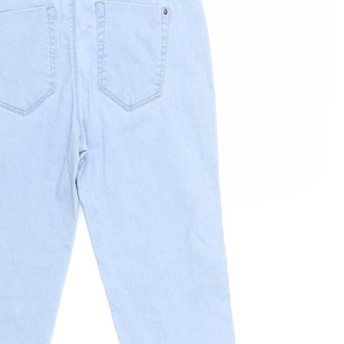 Denim & Co. Womens Blue  Denim Skinny Jeans Size 10 L29 in