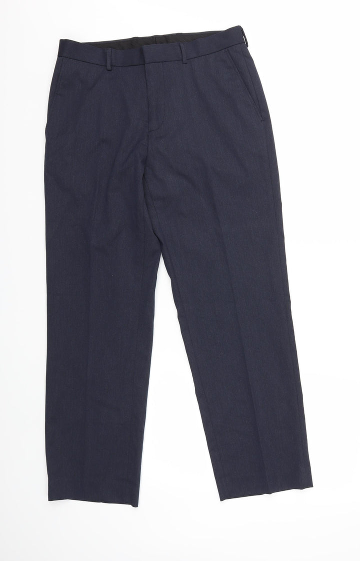Topshop Mens Blue Trousers Size 32 in L28 in