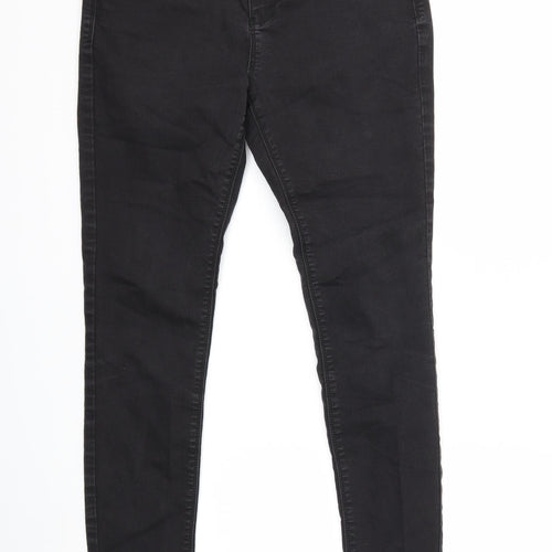 Dunnes Stores Womens Black  Denim Skinny Jeans Size 10 L28 in