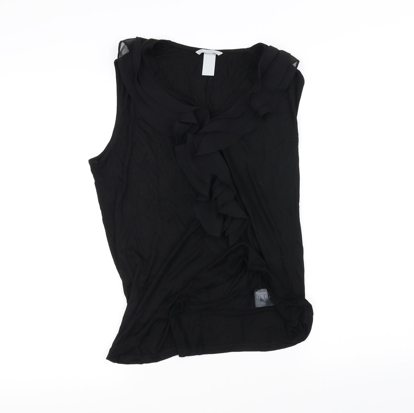 H&M Womens Black   Basic Blouse Size M
