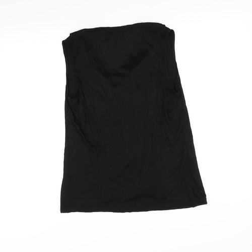H&M Womens Black   Basic Blouse Size M