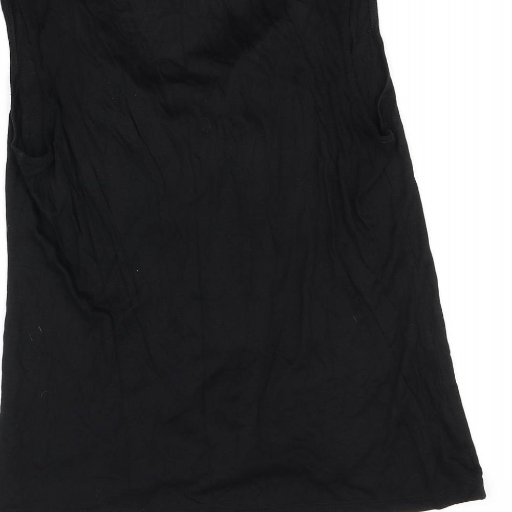 H&M Womens Black   Basic Blouse Size M