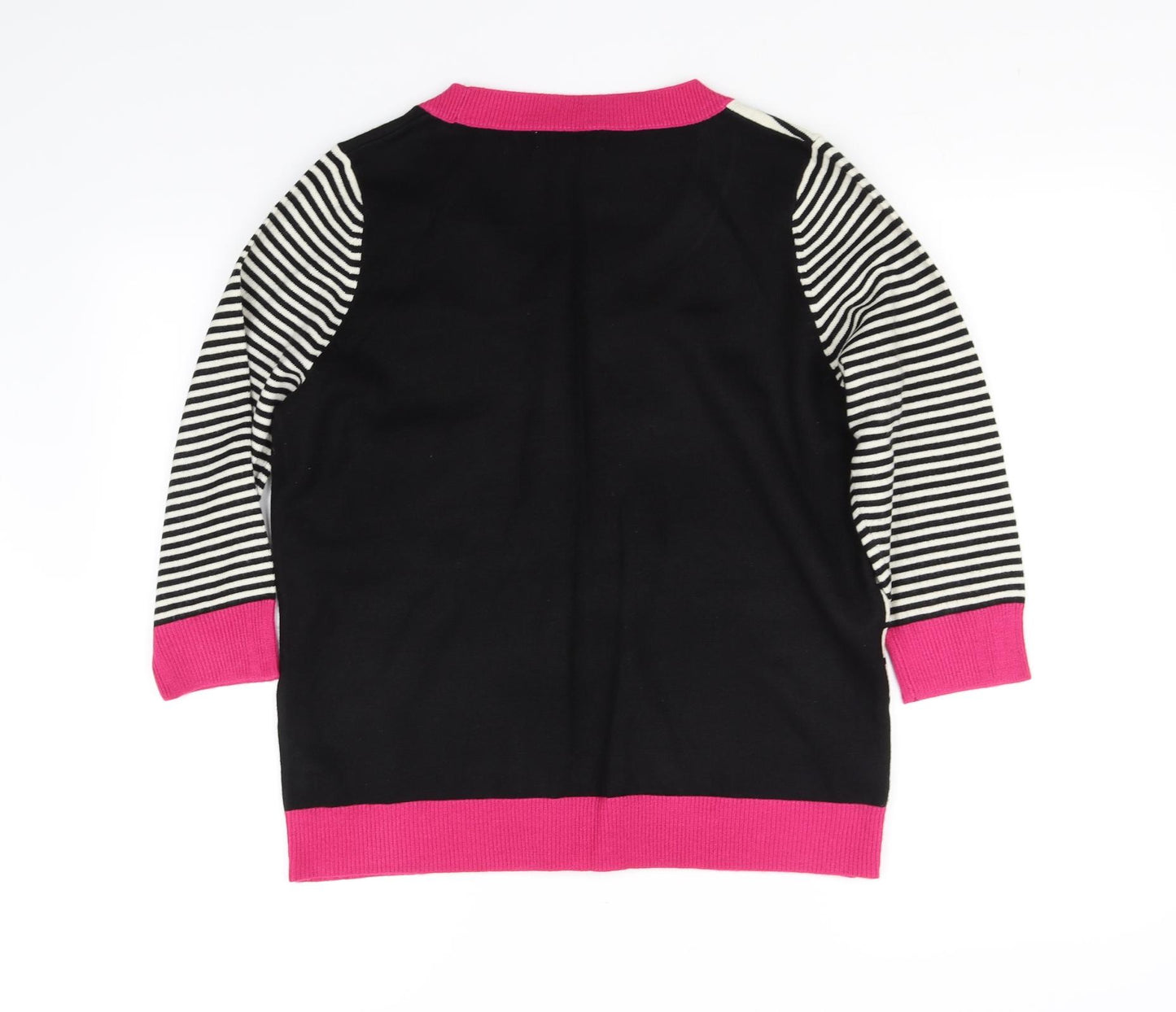 Per Una Womens Black   Pullover Jumper Size 16