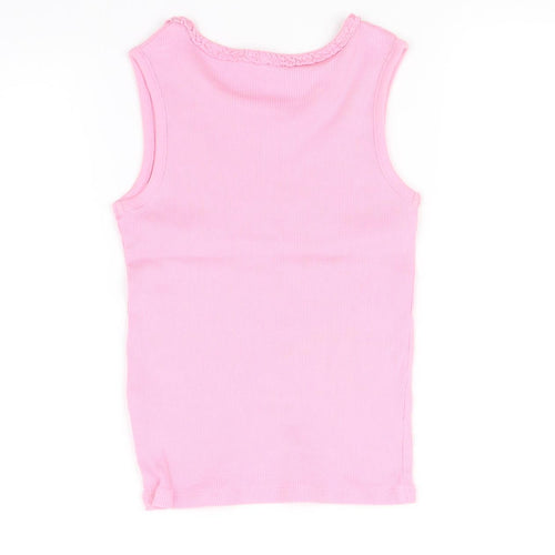 George Girls Pink   Pullover Jumper Size 6-7 Years
