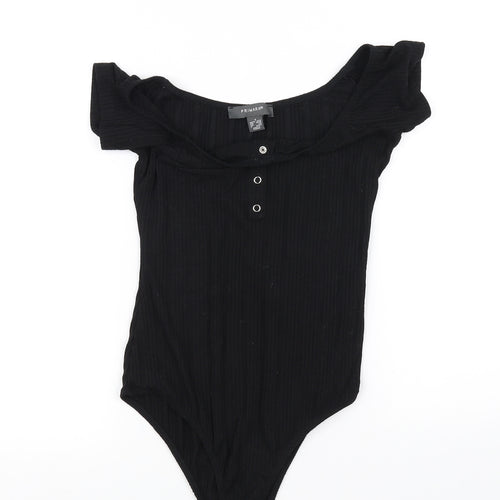 Primark Womens Black   Bodysuit One-Piece Size S L10 in
