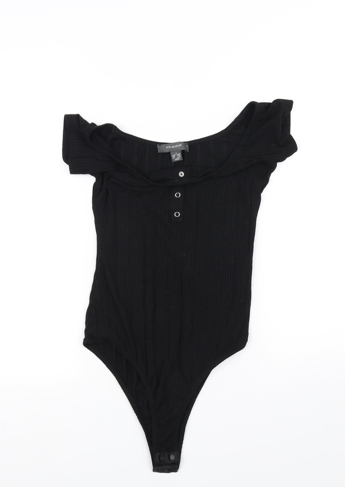 Primark Womens Black   Bodysuit One-Piece Size S L10 in